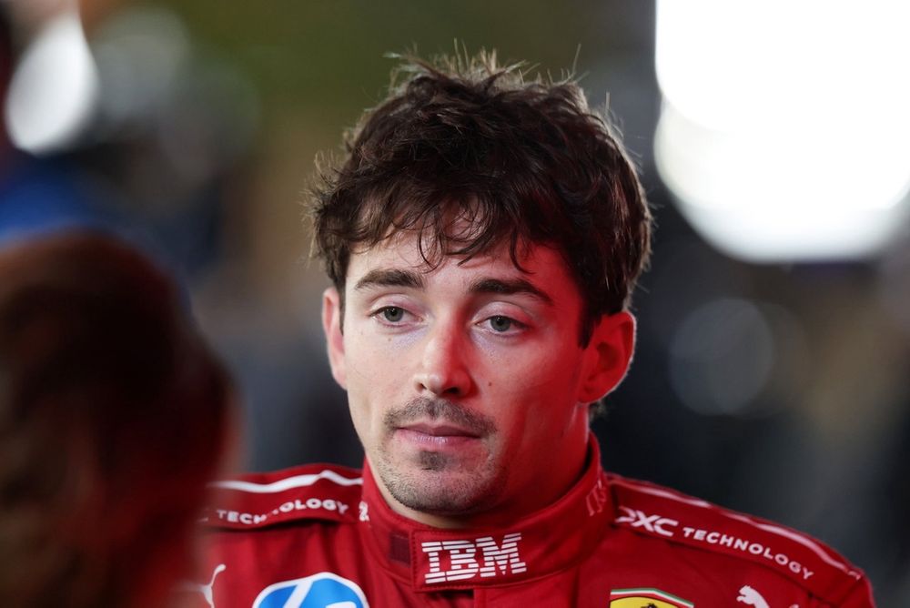 Charles Leclerc la Ferrari