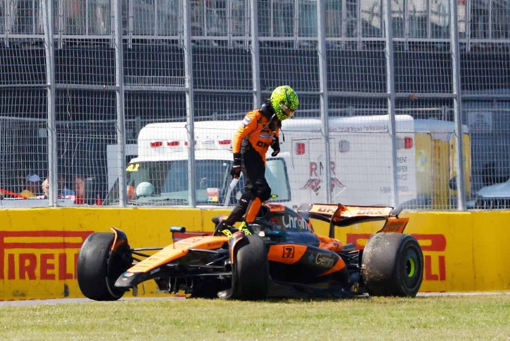 Lando Norris într-o poziție dificilă