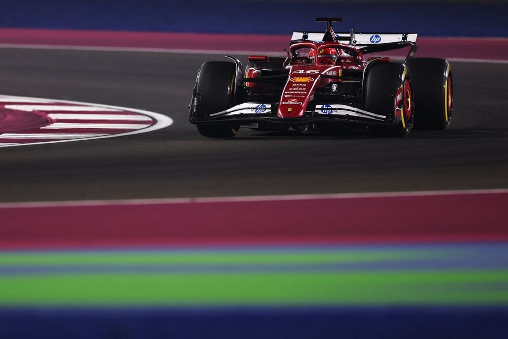 Charles Leclerc la Ferrari