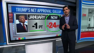 Sondajele arată o scădere a popularității lui Trump în al doilea mandat