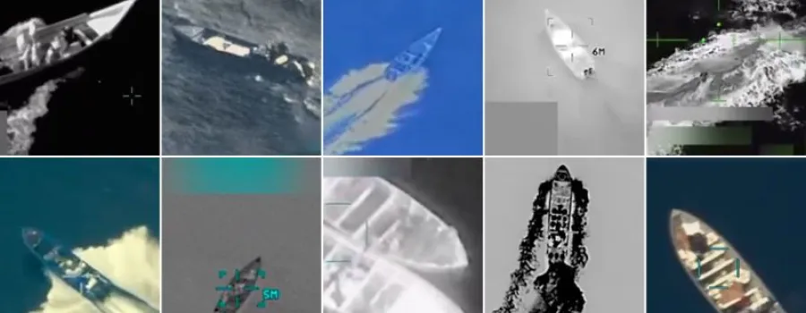 SUA au ucis 83 de persoane în 21 de atacuri asupra navelor sospectate de trafic de droguri