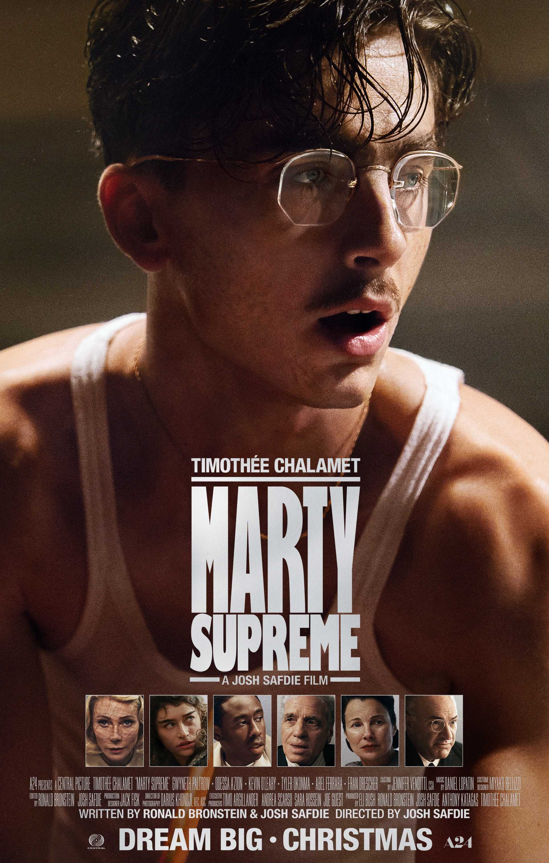 Timothée Chalamet în Marty Supreme