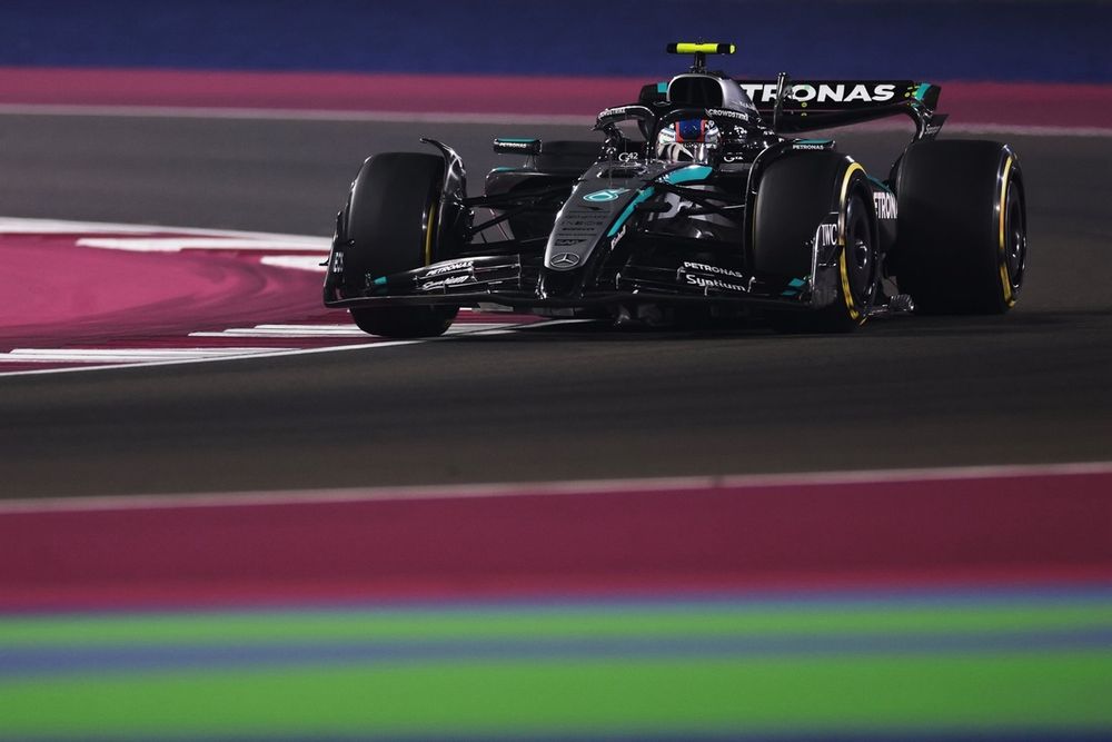 Kimi Antonelli la volanul Mercedes