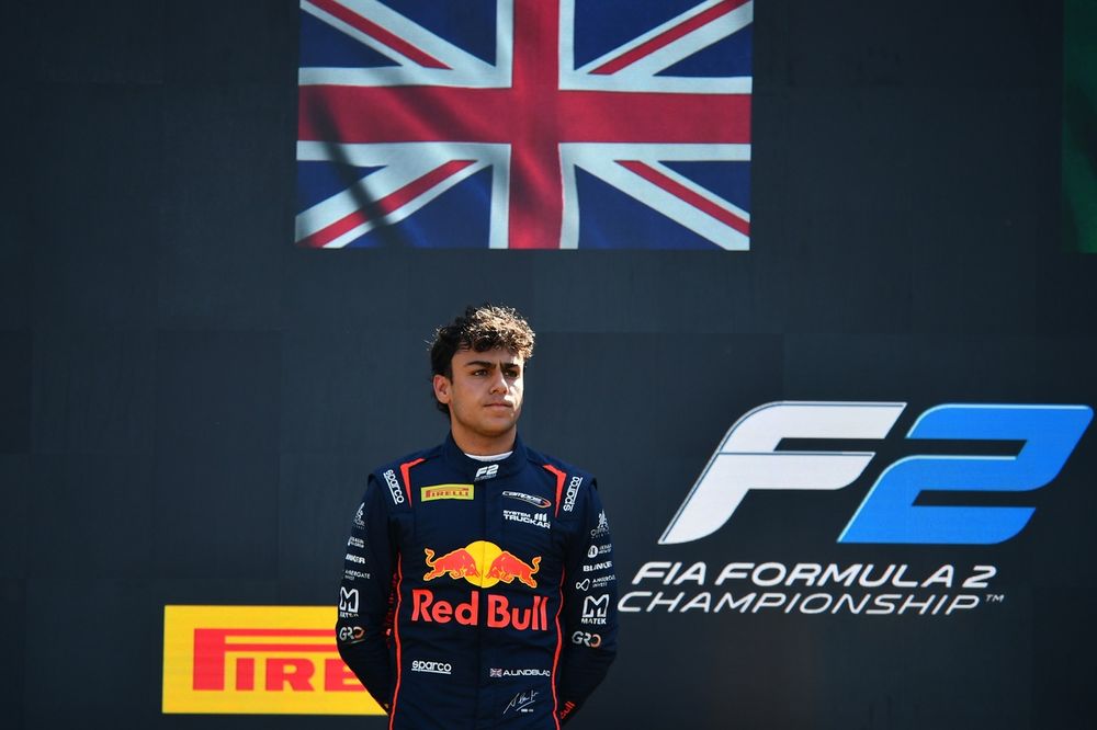 Arvid Lindblad pe podium