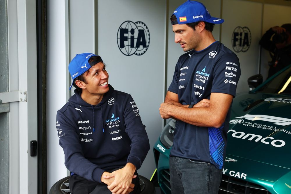 Sainz și Albon la Williams