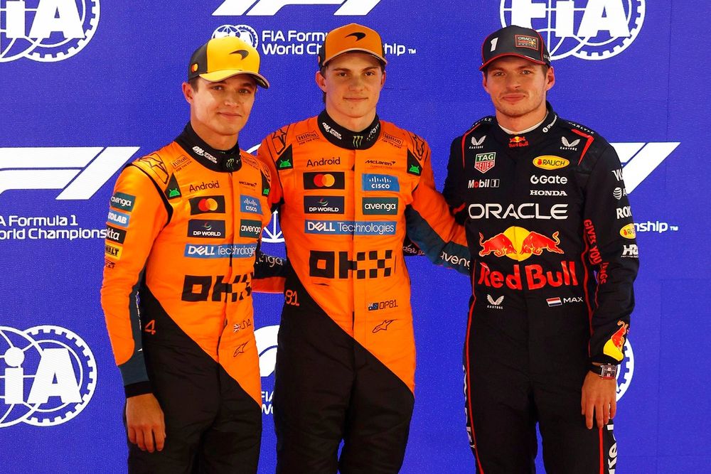 Lando Norris și Oscar Piastri în echipa McLaren - Max Verstappen la Red Bull