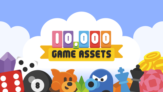 10000 game assets