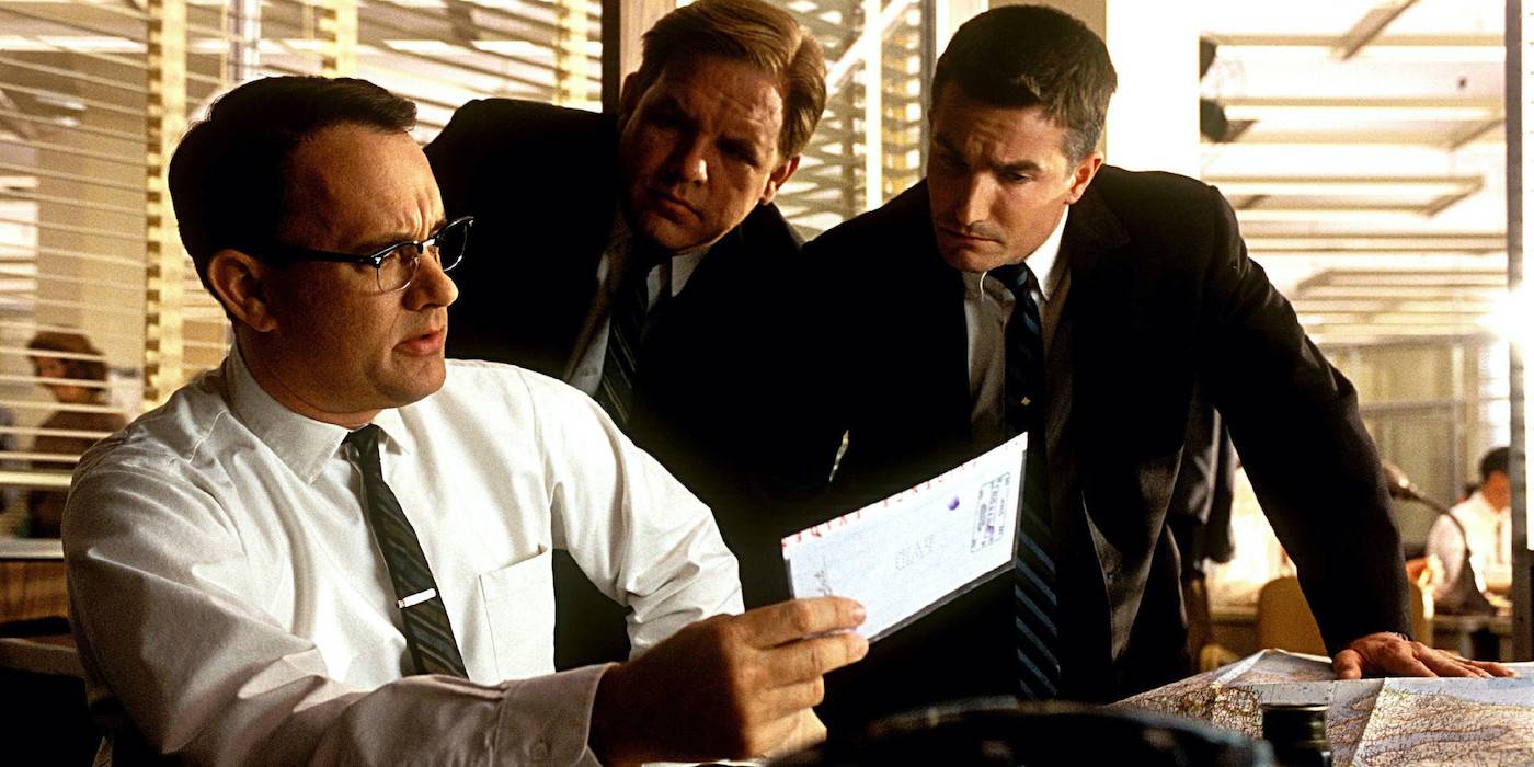 Leo DiCaprio și Tom Hanks în “Catch Me If You Can”