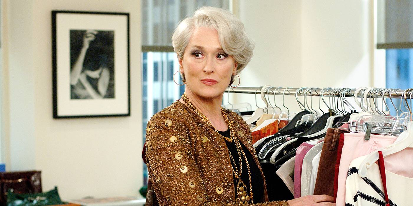 Meryl Streep ca Miranda Priestly în “The Devil Wears Prada”