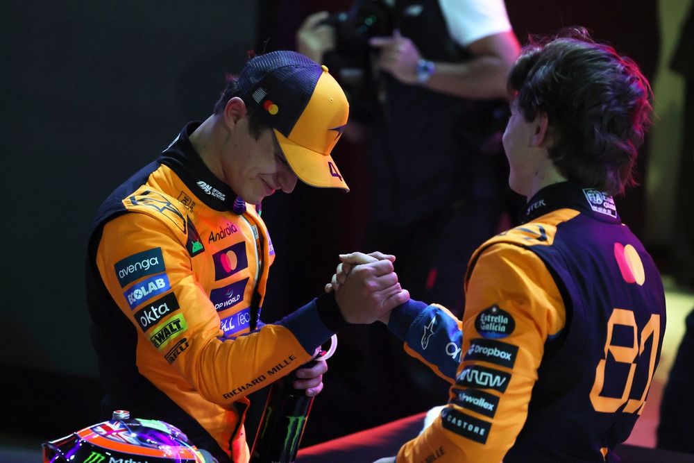 Lando Norris și Oscar Piastri de la McLaren