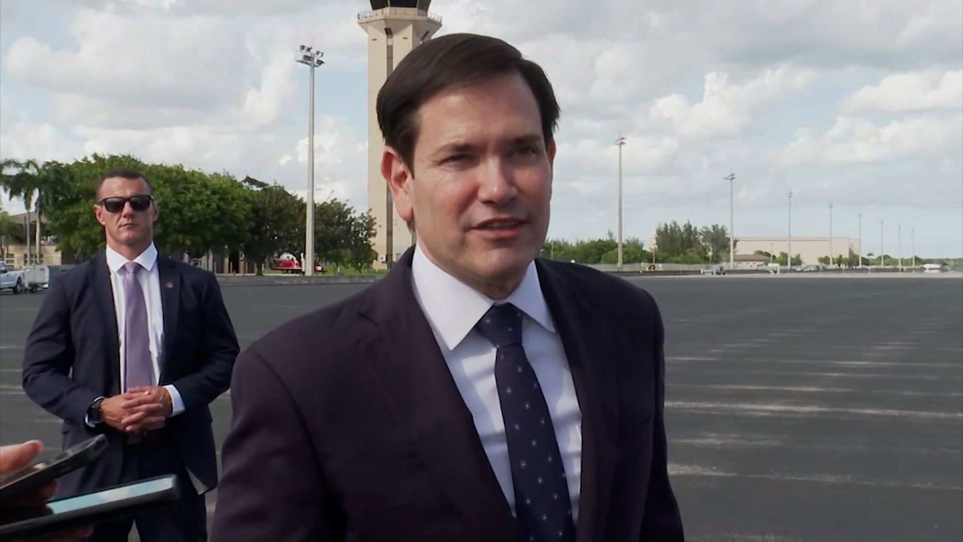 Secretarul de stat Marco Rubio în conferință de presă