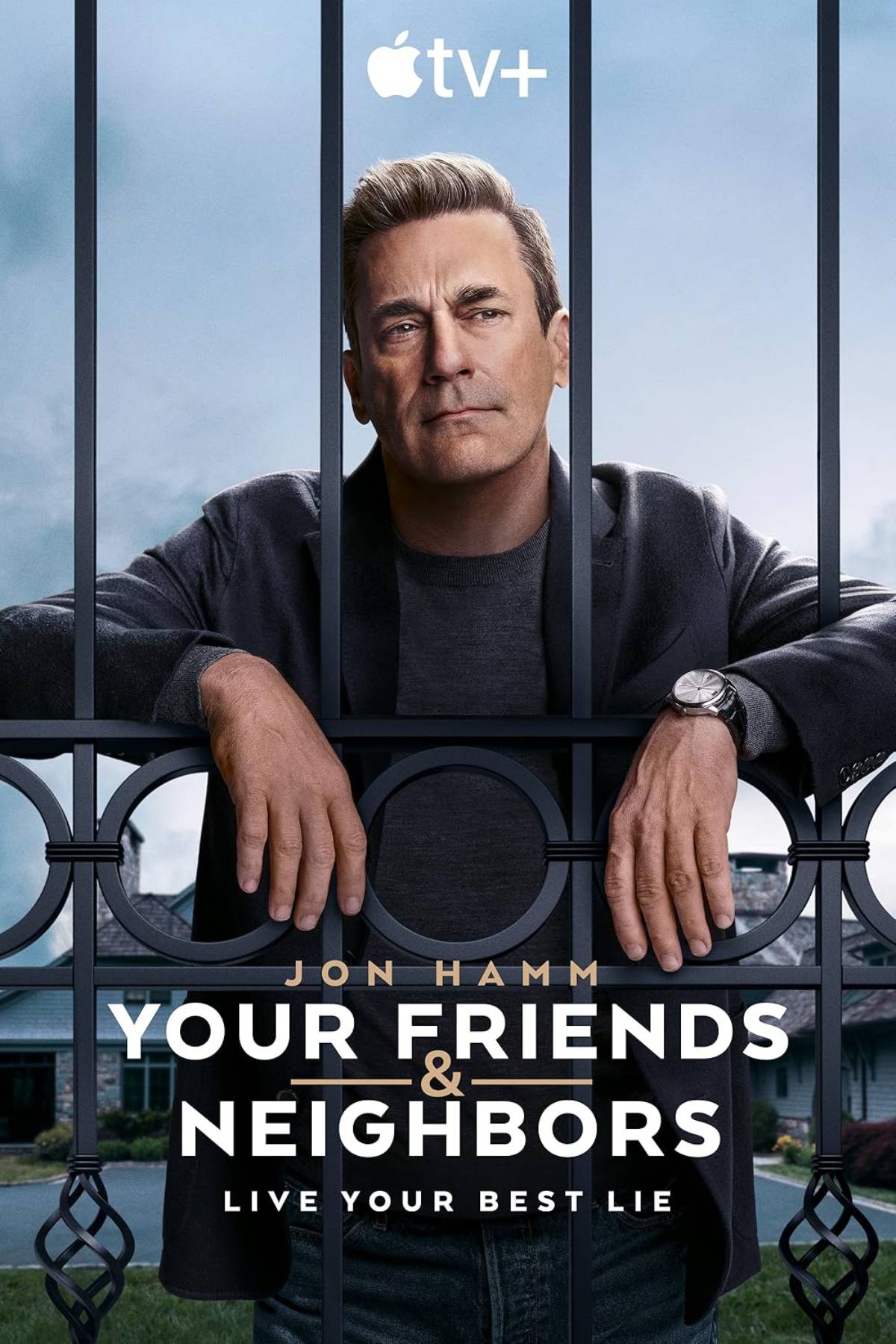 Jon Hamm în postul pentru serialul Your Friends and Neighbors