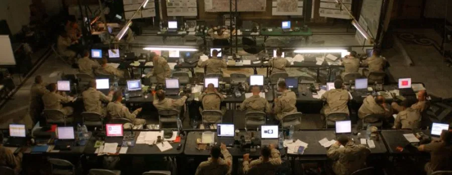 Cum funcționează o operațiune militară dintr-un centru de comandă