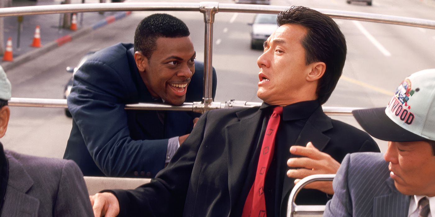 Jackie Chan și Chris Tucker în Rush Hour