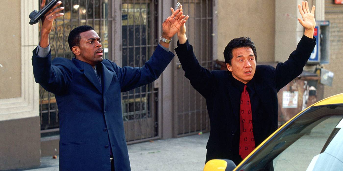 Jackie Chan și Chris Tucker în Rush Hour