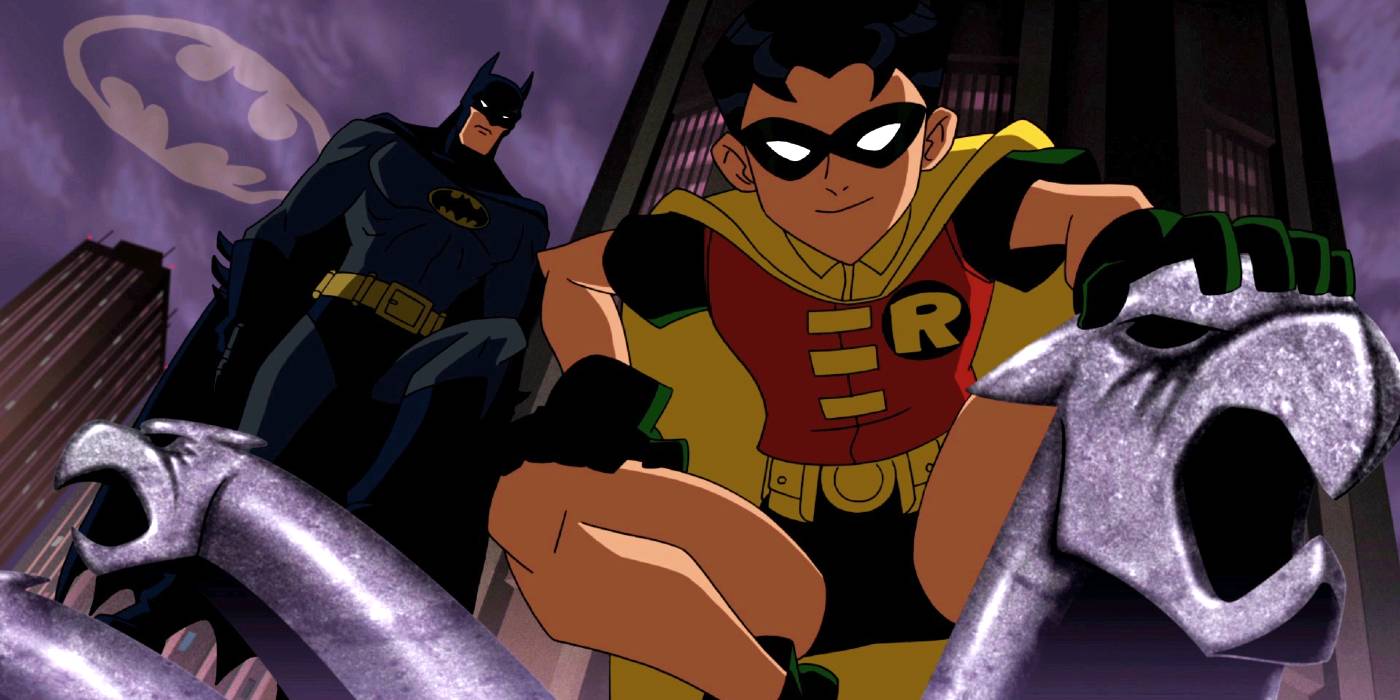 Batman și Robin pe acoperișuri