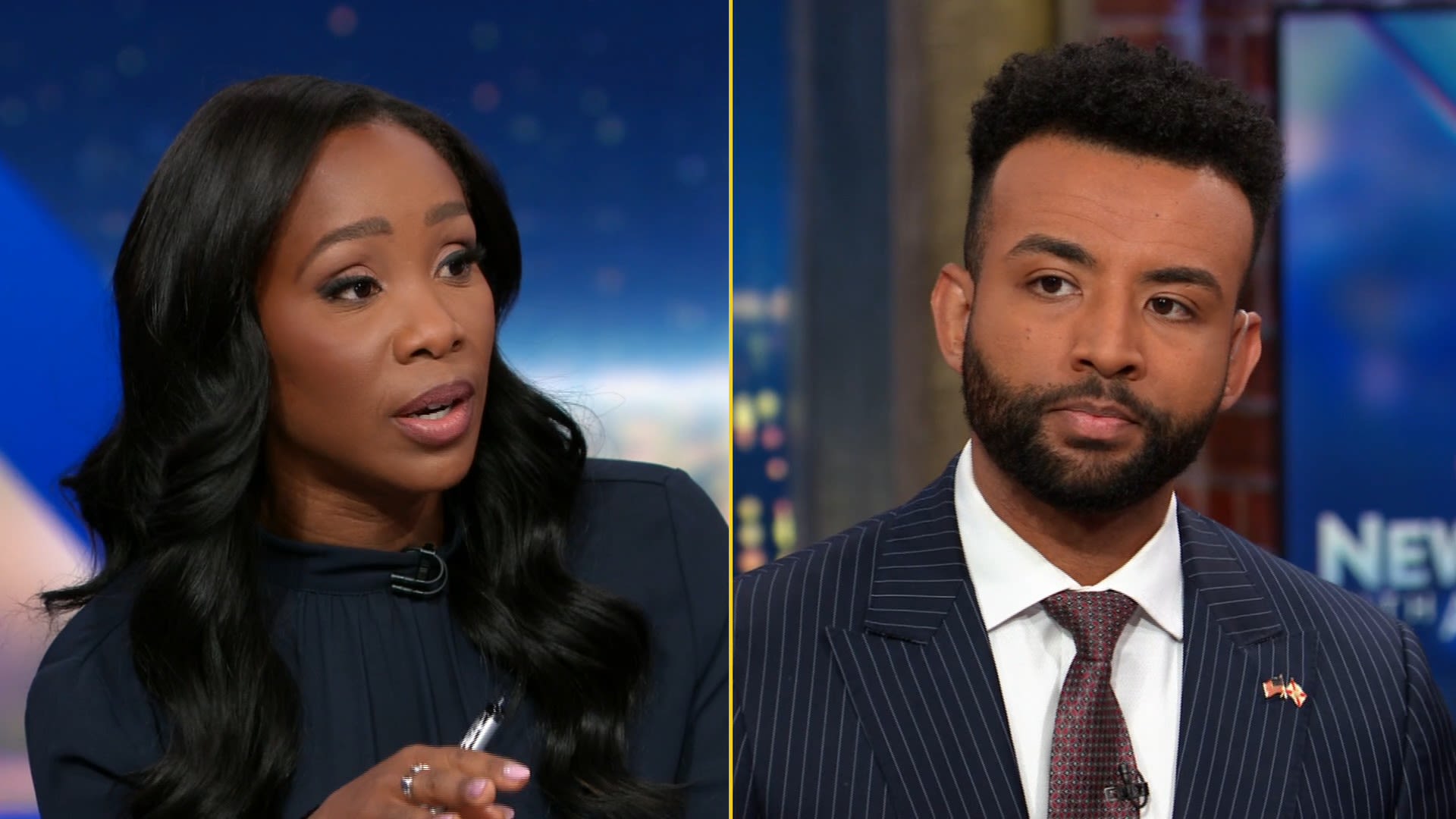 Jaime Harrison în timpul unei intervenții TV