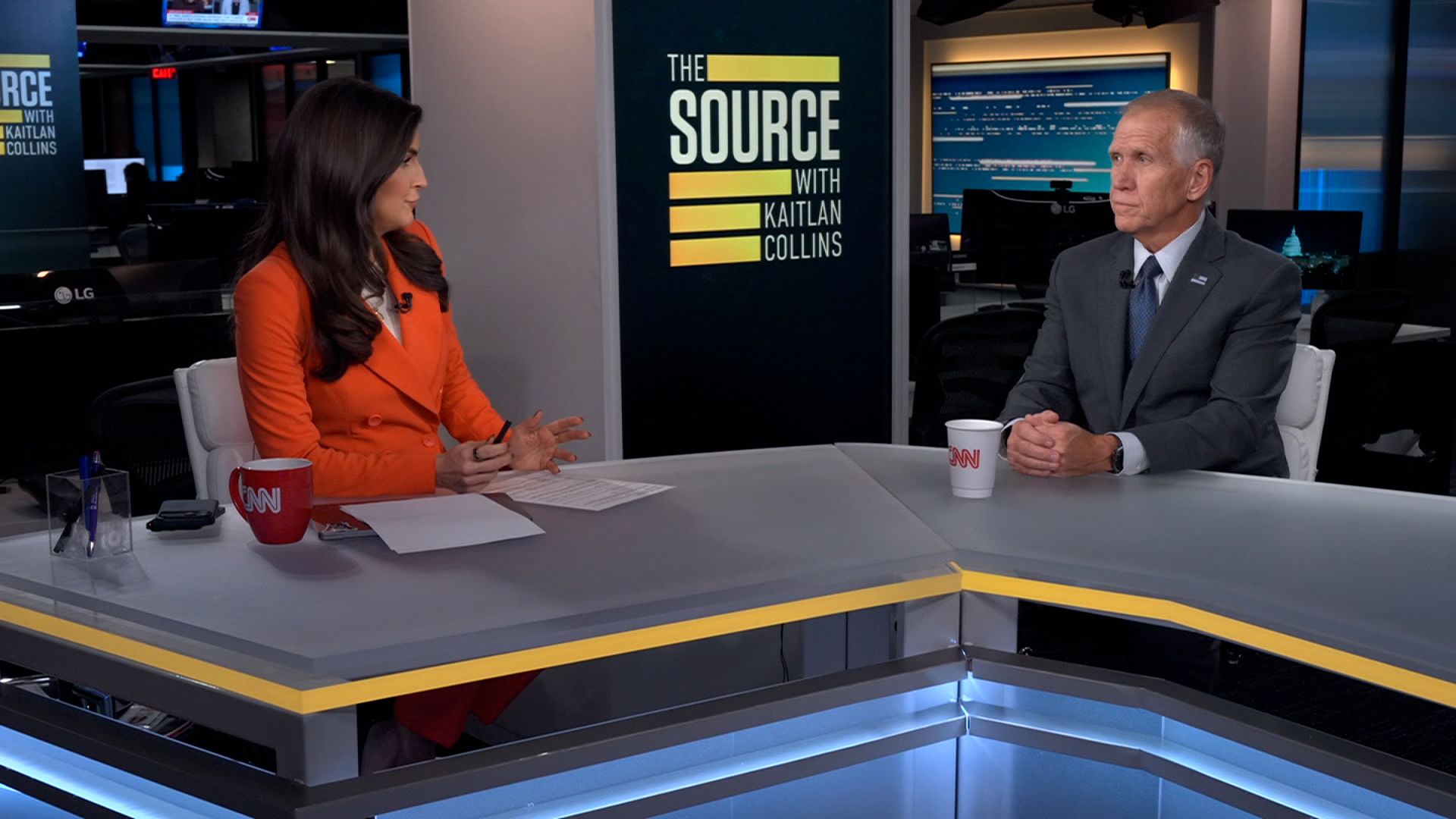 Hegseth în timpul audierii de confirmare