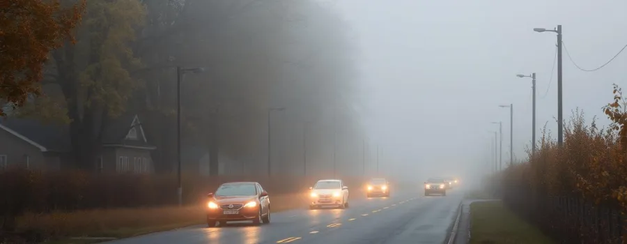 Ceață densă pe autostrăzi: vizibilitate sub 200 m în 8 județe