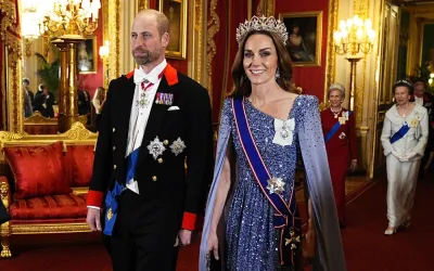 Kate Middleton a purtat cea mai mare tiară din colecția regală
