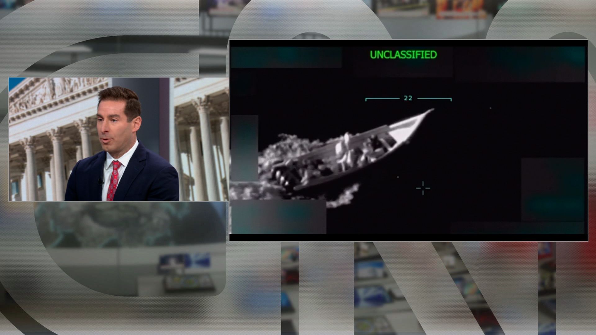 Analist legal discutând despre atacurile asupra bărcilor cu droguri