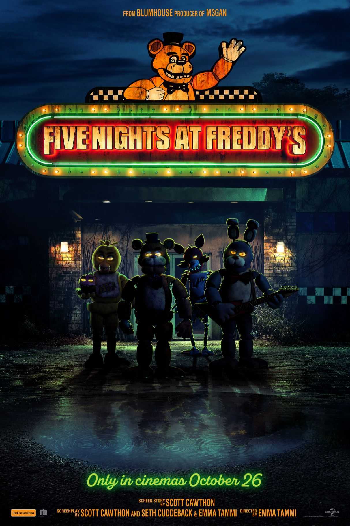 Five Nights at Freddy’s movie poster
