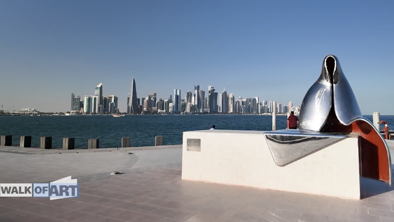 Sculptură Qatar scufundători perle