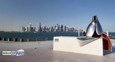 Sculptură celebrează istoria scufundătorilor de perle din Qatar