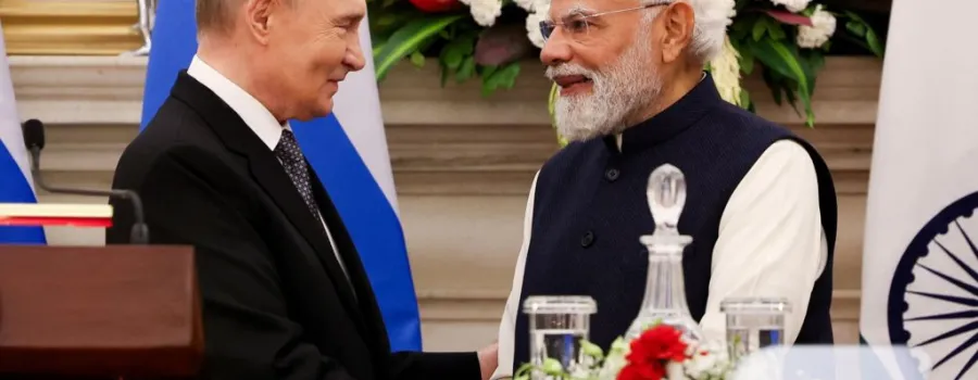 Putin în India: Rusia pregătită să furnizeze combustibil neîntrerupt