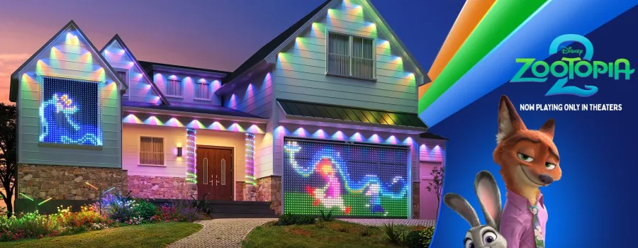 Govee lansează iluminatul exterior tematic Zootopia 2