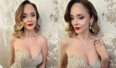 Andreea Marin strălucește într-o rochie mulată la un eveniment