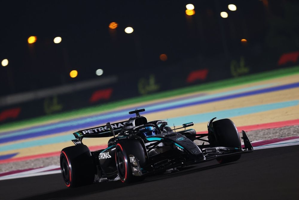 George Russell la Mercedes